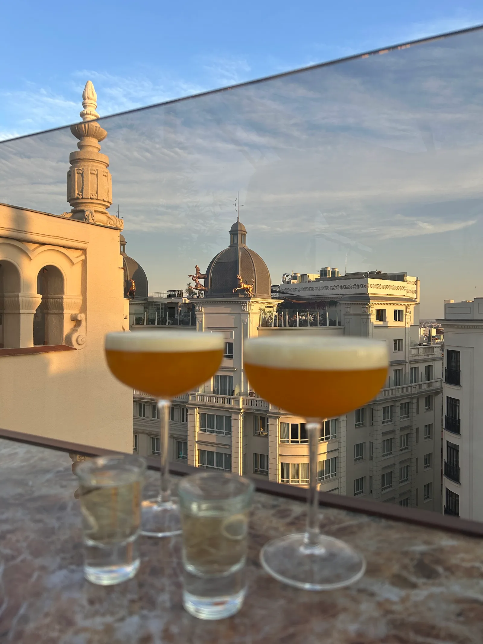 Main view at LE TAVERNIER | ROOFTOP GRAN VIA MADRID Madrid — travel photo