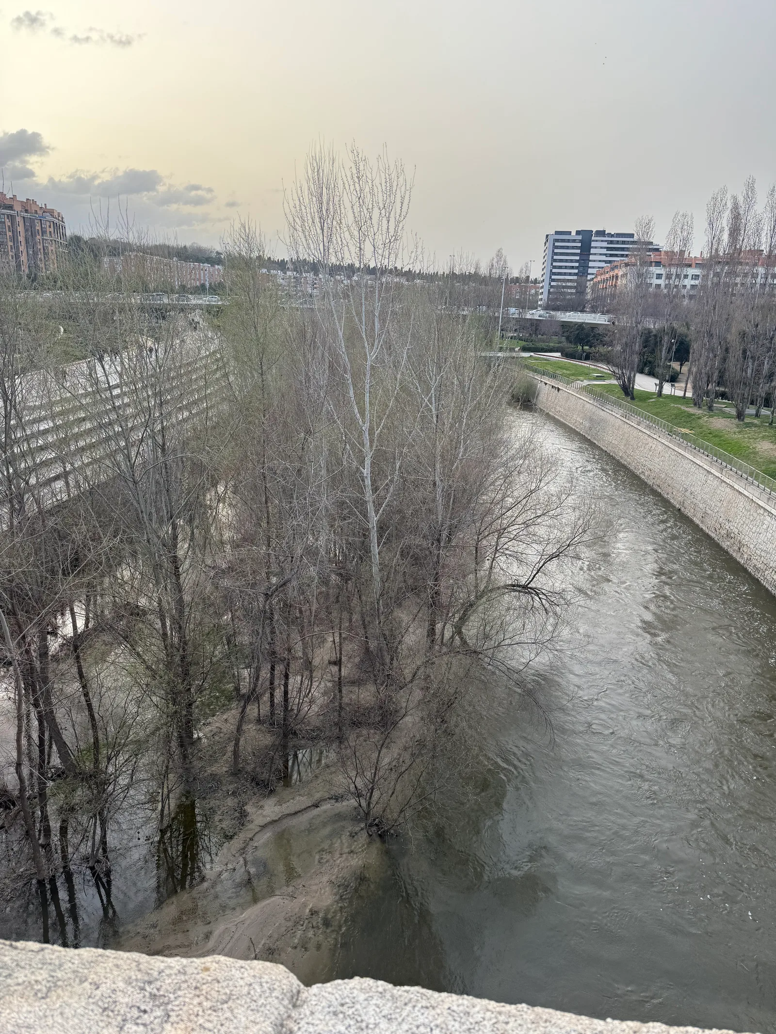 Main view at Madrid Río Park Madrid — travel photo
