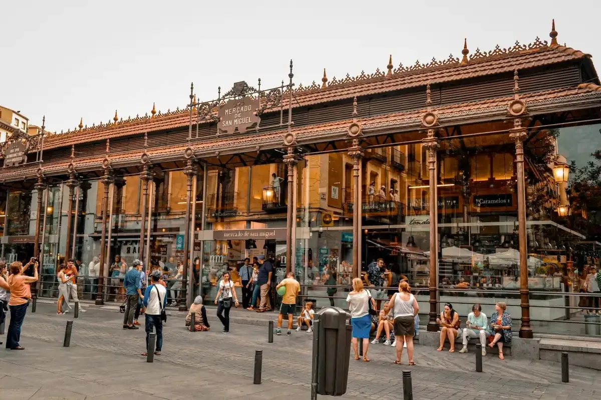 Main view at Mercado de San Miguel Madrid — travel photo