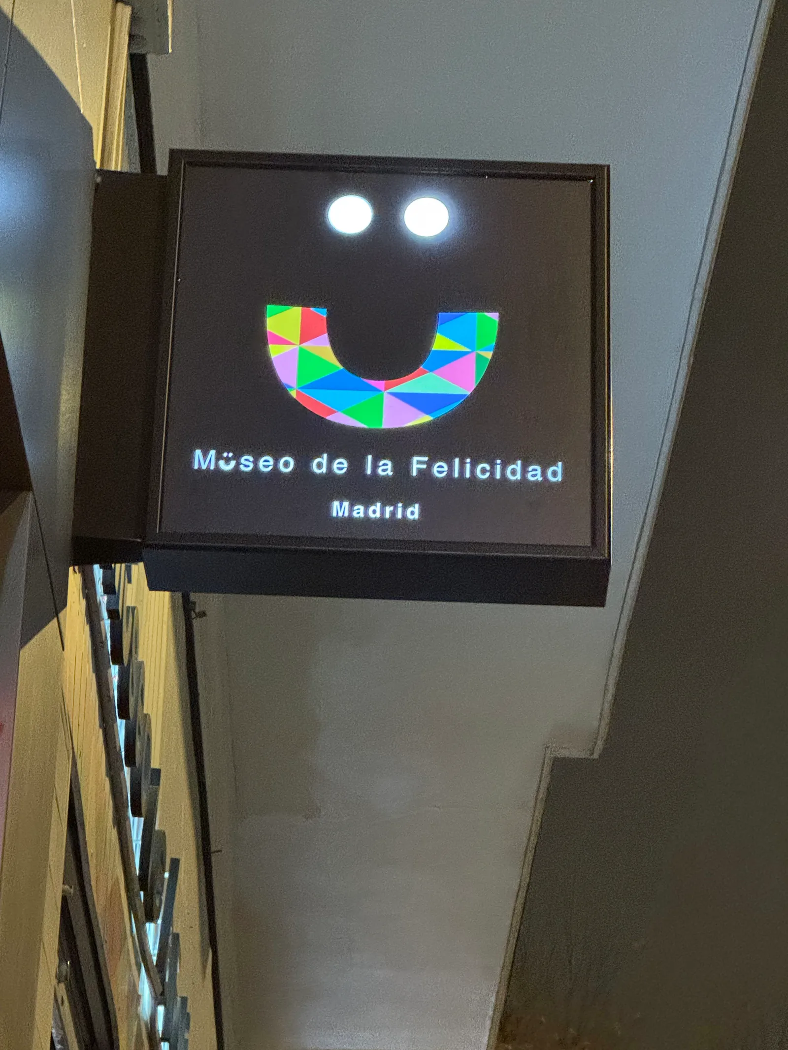 Atmosphere at Museo de la Felicidad · MÜF Madrid — travel photo
