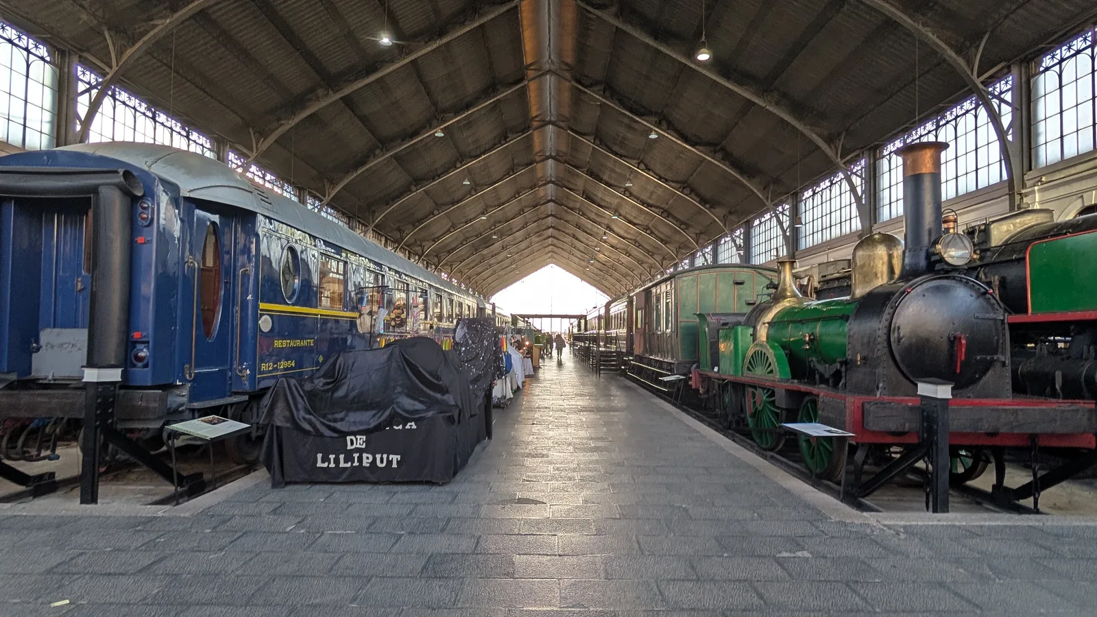 Interior at Museo del Ferrocarril de Madrid Madrid — travel photo