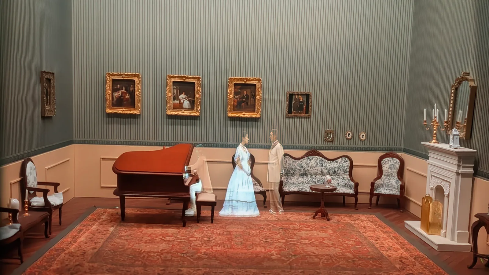 Interior at Museo del Romanticismo Madrid — travel photo
