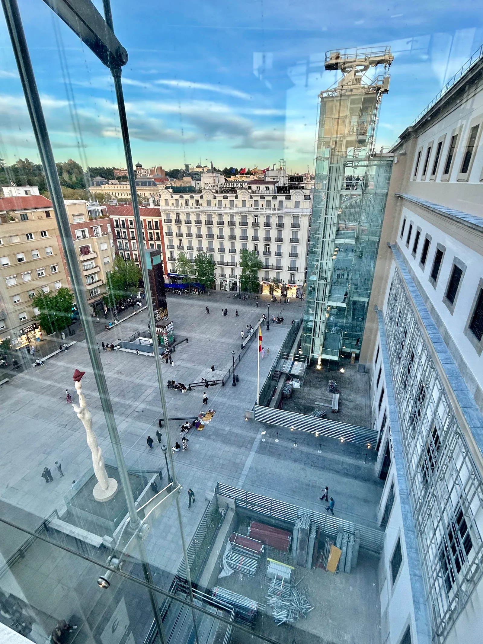 Details at Museo Nacional Centro de Arte Reina Sofía Madrid — travel photo