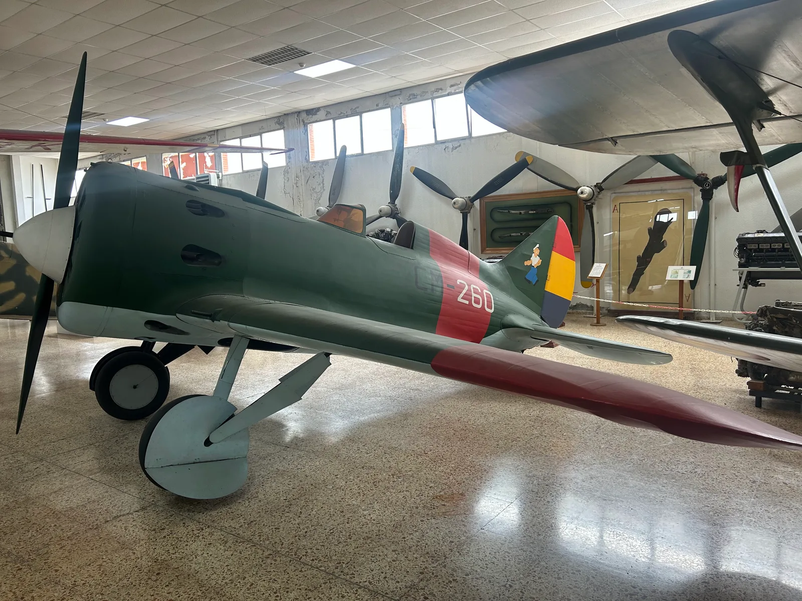 Details at Museum of Aeronautics and Astronautics Madrid — travel photo