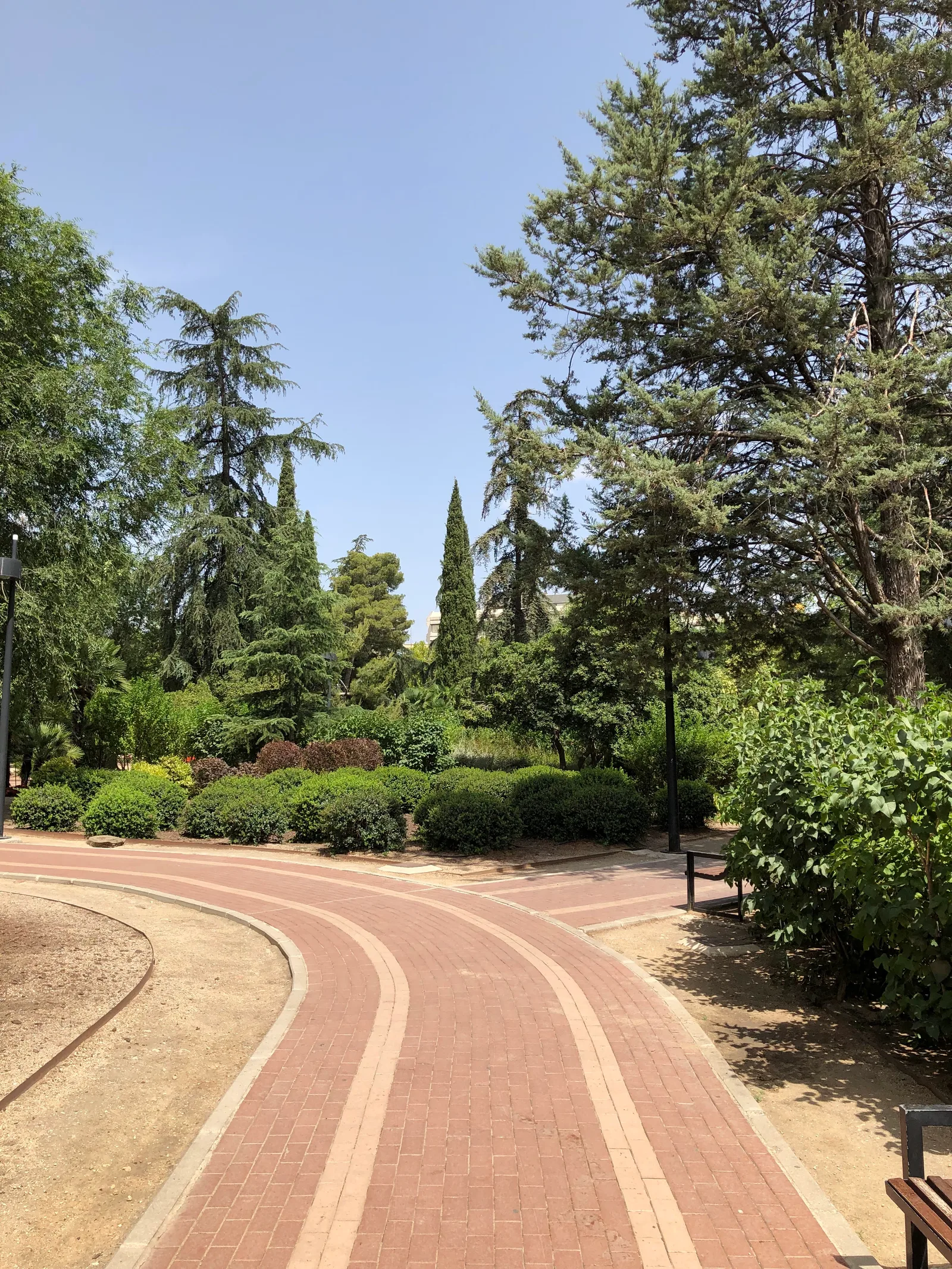 Main view at Parque de Santander Madrid — travel photo
