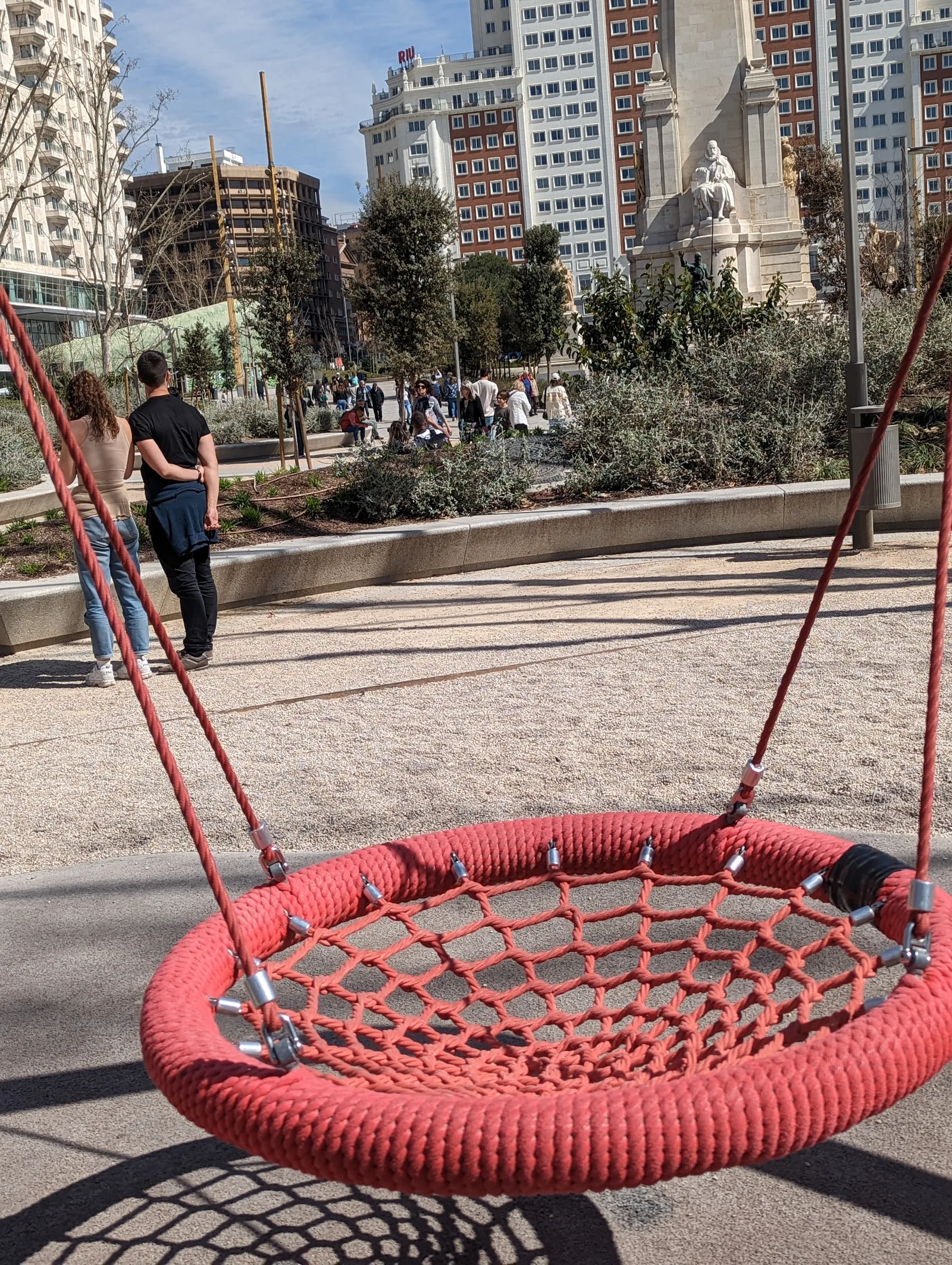 Atmosphere at Parque infantil Madrid — travel photo