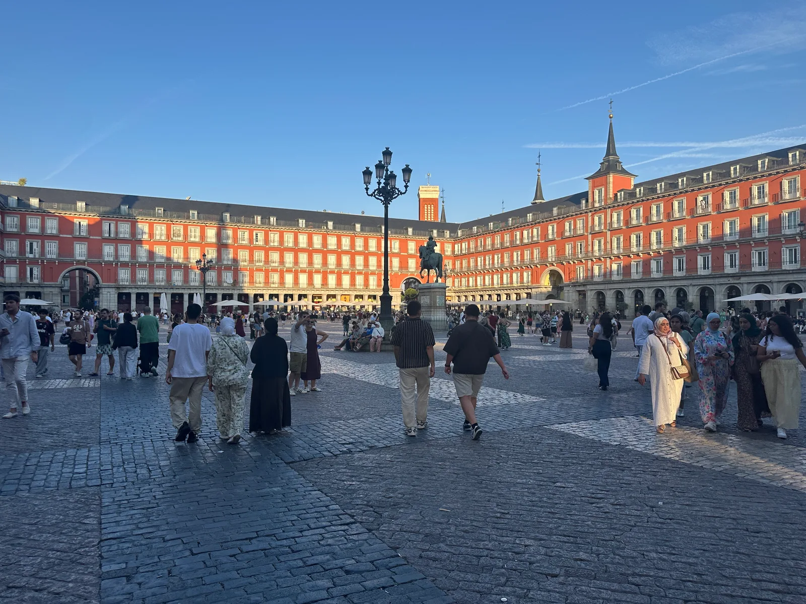 Atmosphere at Plaza Mayor Madrid — travel photo