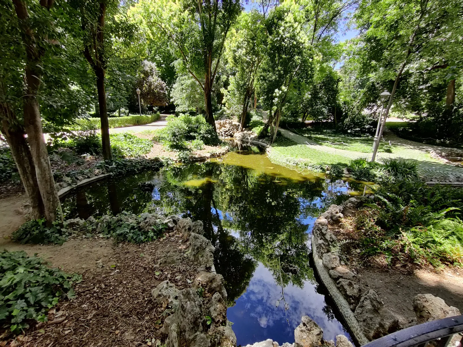 Interior at Quinta de la Fuente del Berro Park Madrid — travel photo