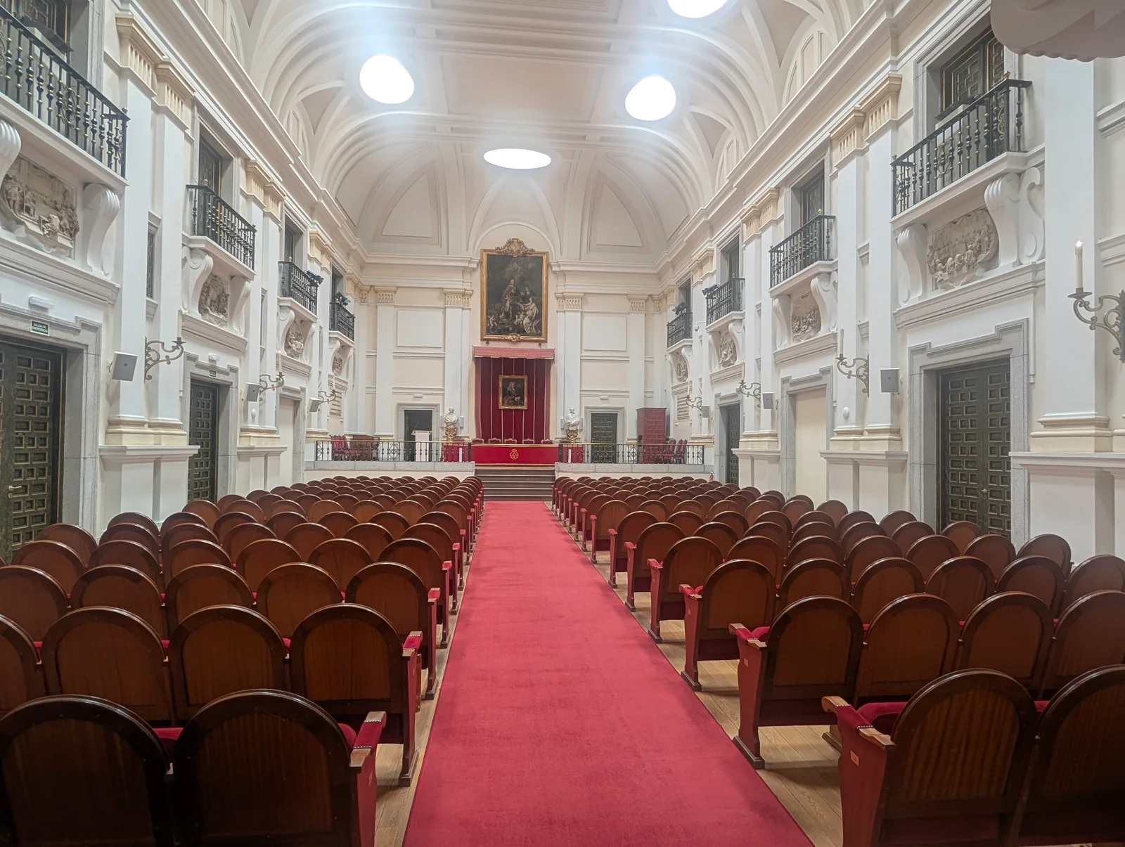 Interior at San Fernando Fine Art Royal Academy Madrid — travel photo