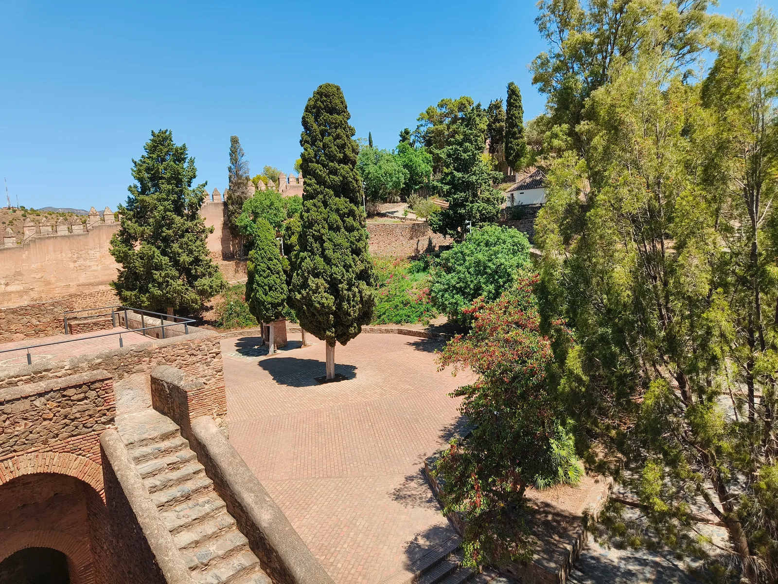 Main view at Castillo de Gibralfaro Malaga — travel photo