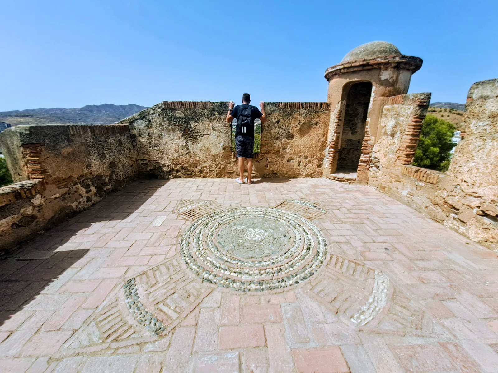 Details at Castillo de Gibralfaro Malaga — travel photo