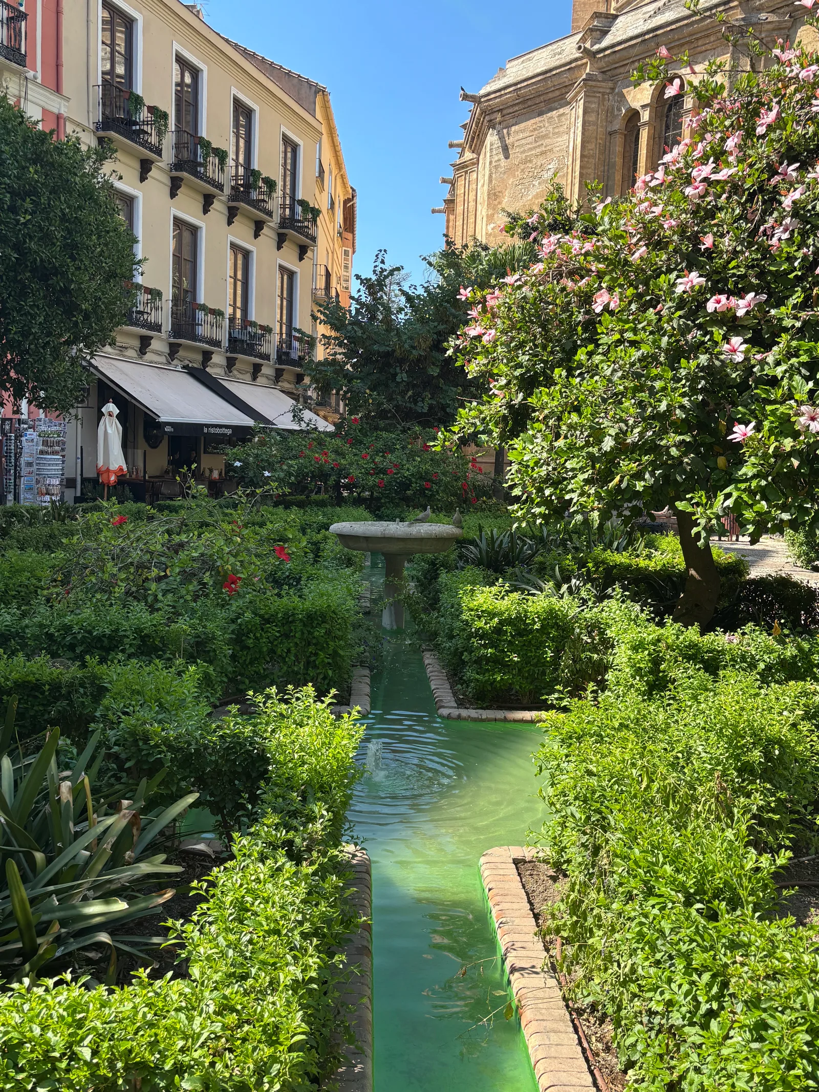 Main view at Catedral Garden Malaga — travel photo