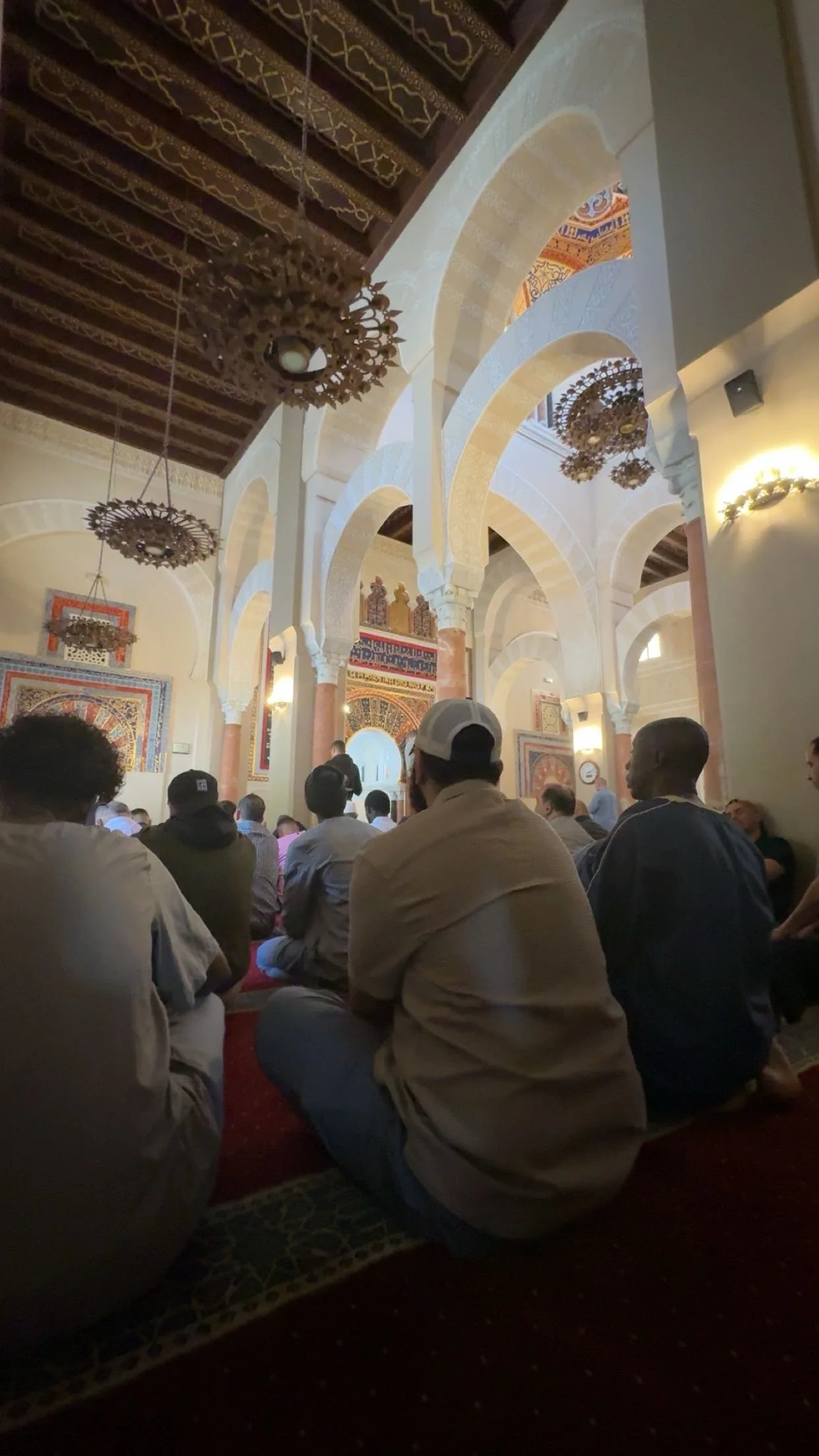 Interior at Centro Cultural Andalusí de Málaga (Mezquita Málaga) المركز الثقافي الأندلسي بمالقا Malaga — travel photo