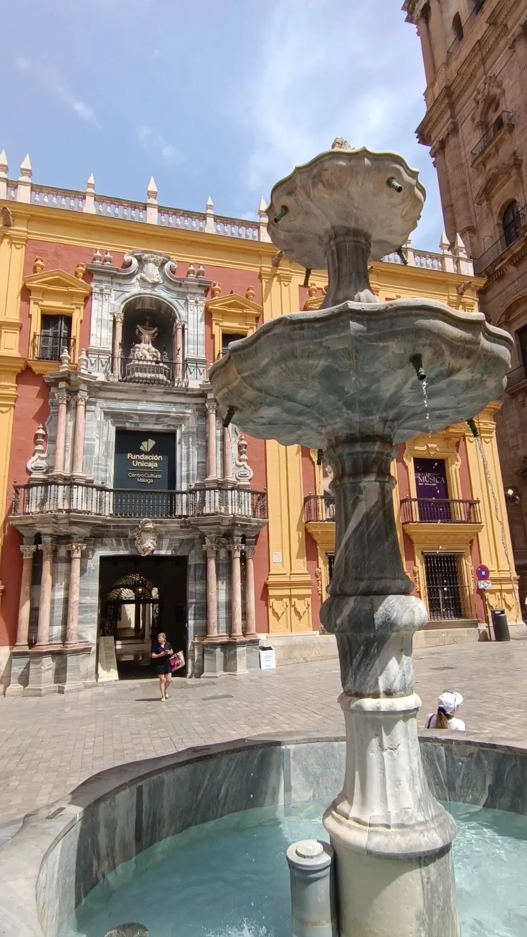 Main view at Centro Cultural Fundación Unicaja de Málaga Malaga — travel photo