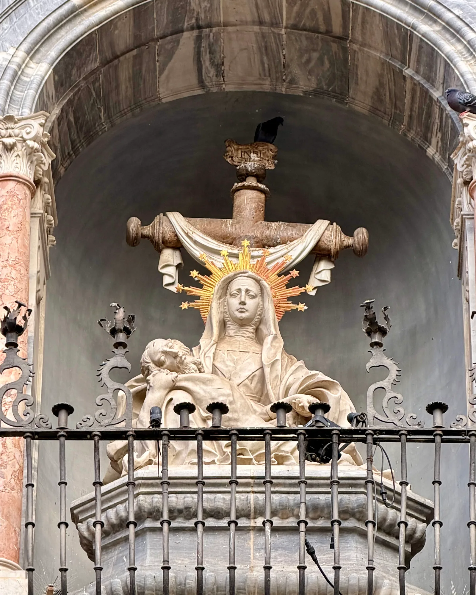 Details at Centro Cultural Fundación Unicaja de Málaga Malaga — travel photo
