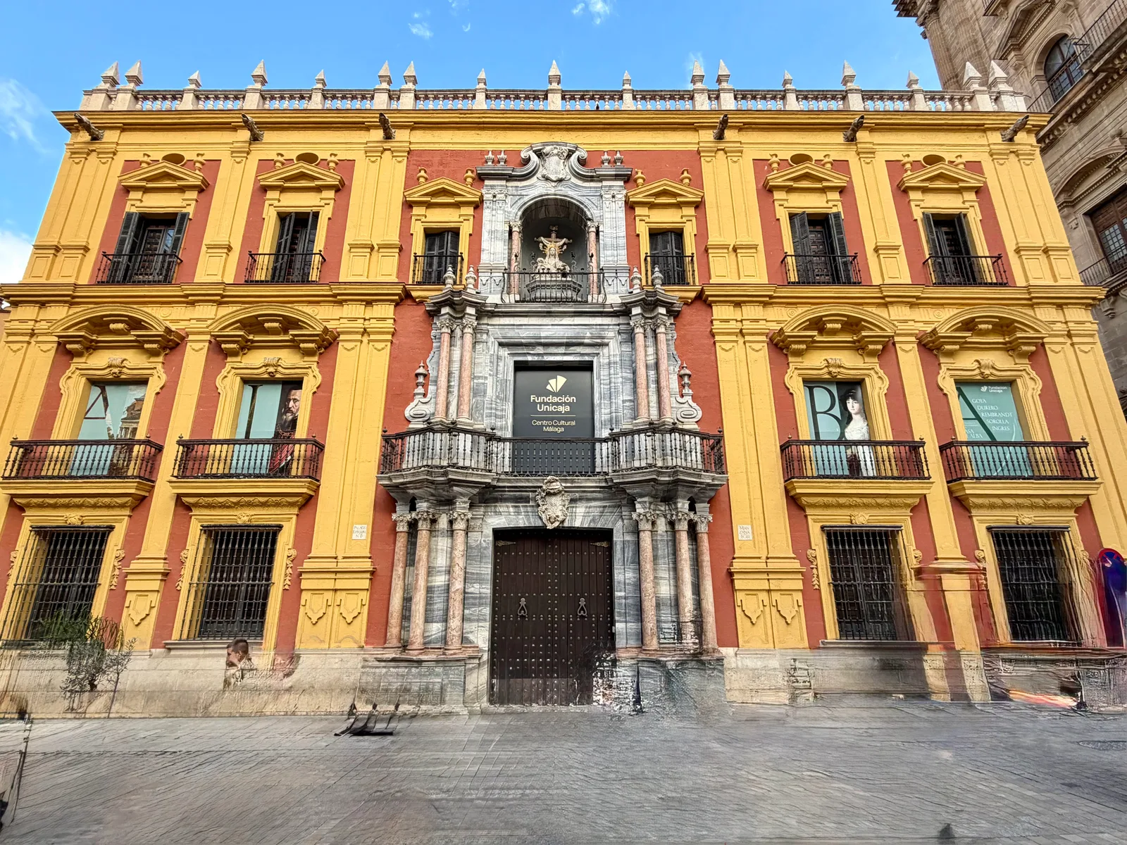 Atmosphere at Centro Cultural Fundación Unicaja de Málaga Malaga — travel photo