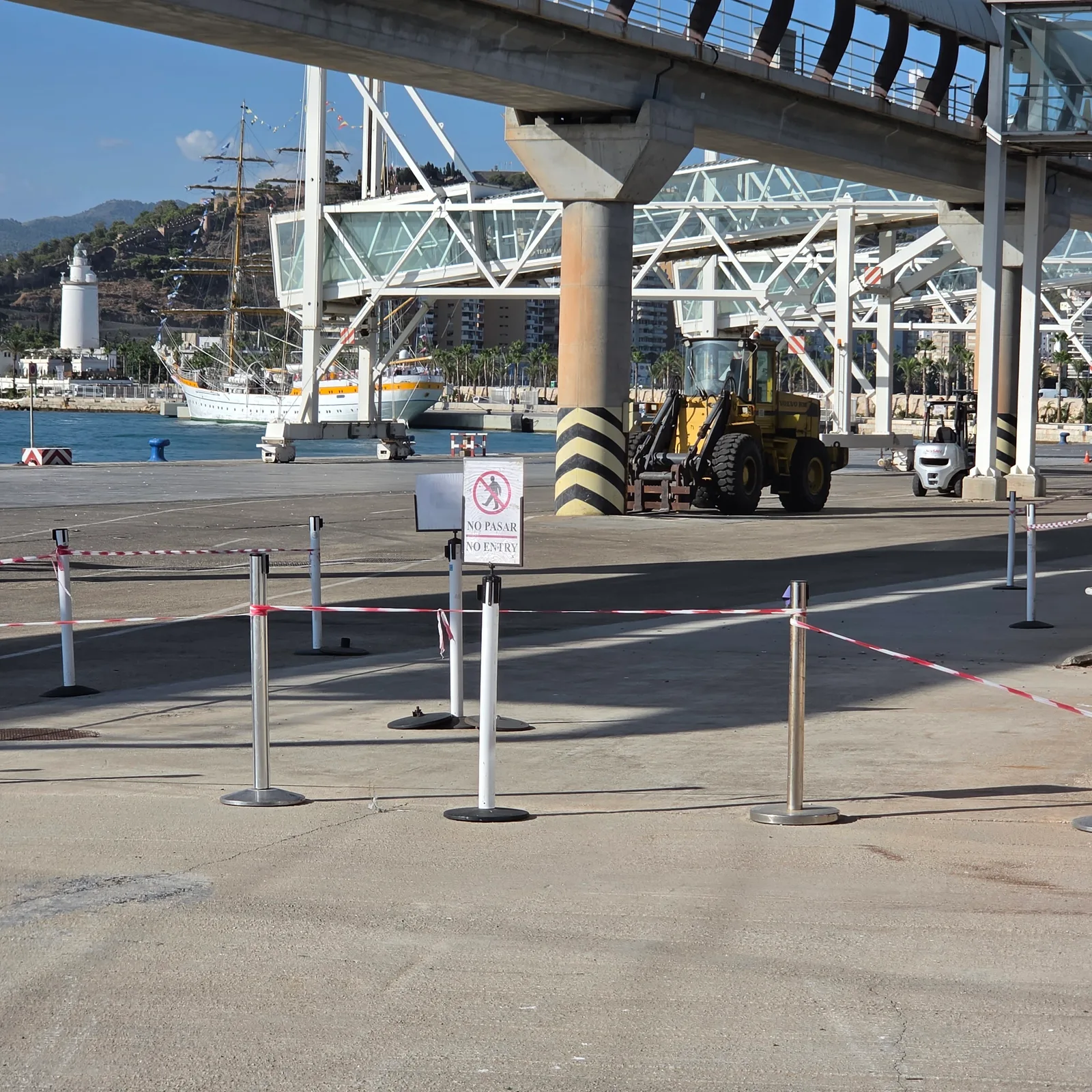 Main view at Cruise Port Malaga Malaga — travel photo