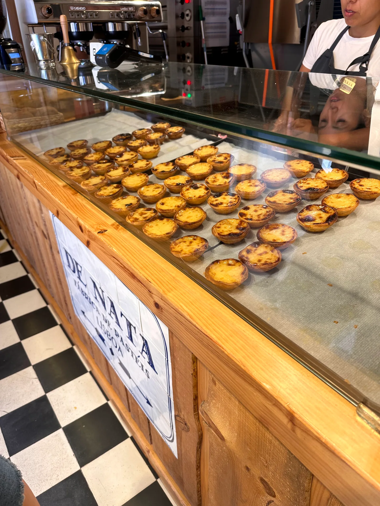 Details at De Nata - Fábrica de Pastéis de Nata Malaga — travel photo