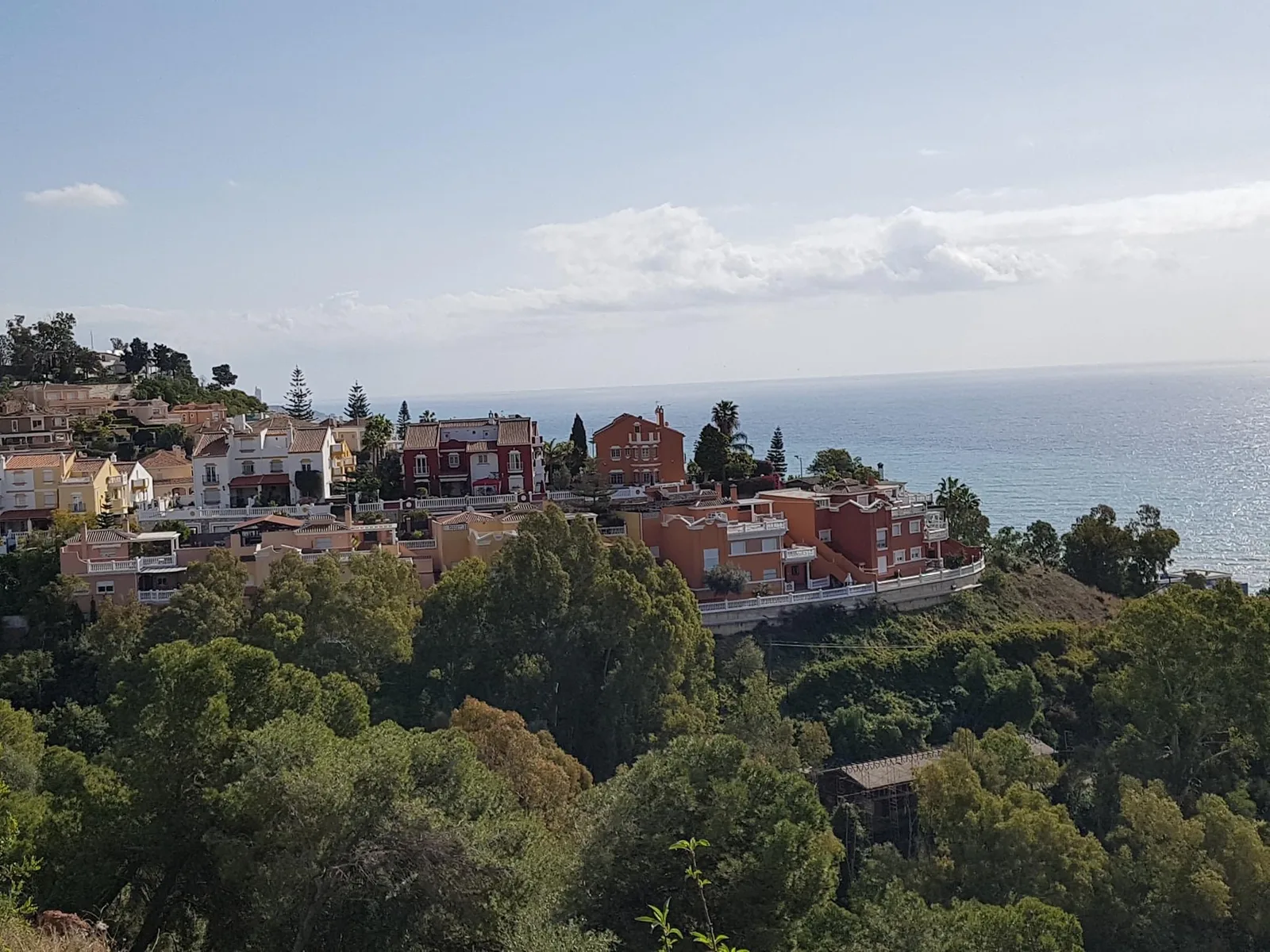 Atmosphere at Entrada Sur a Monte San Anton Malaga — travel photo