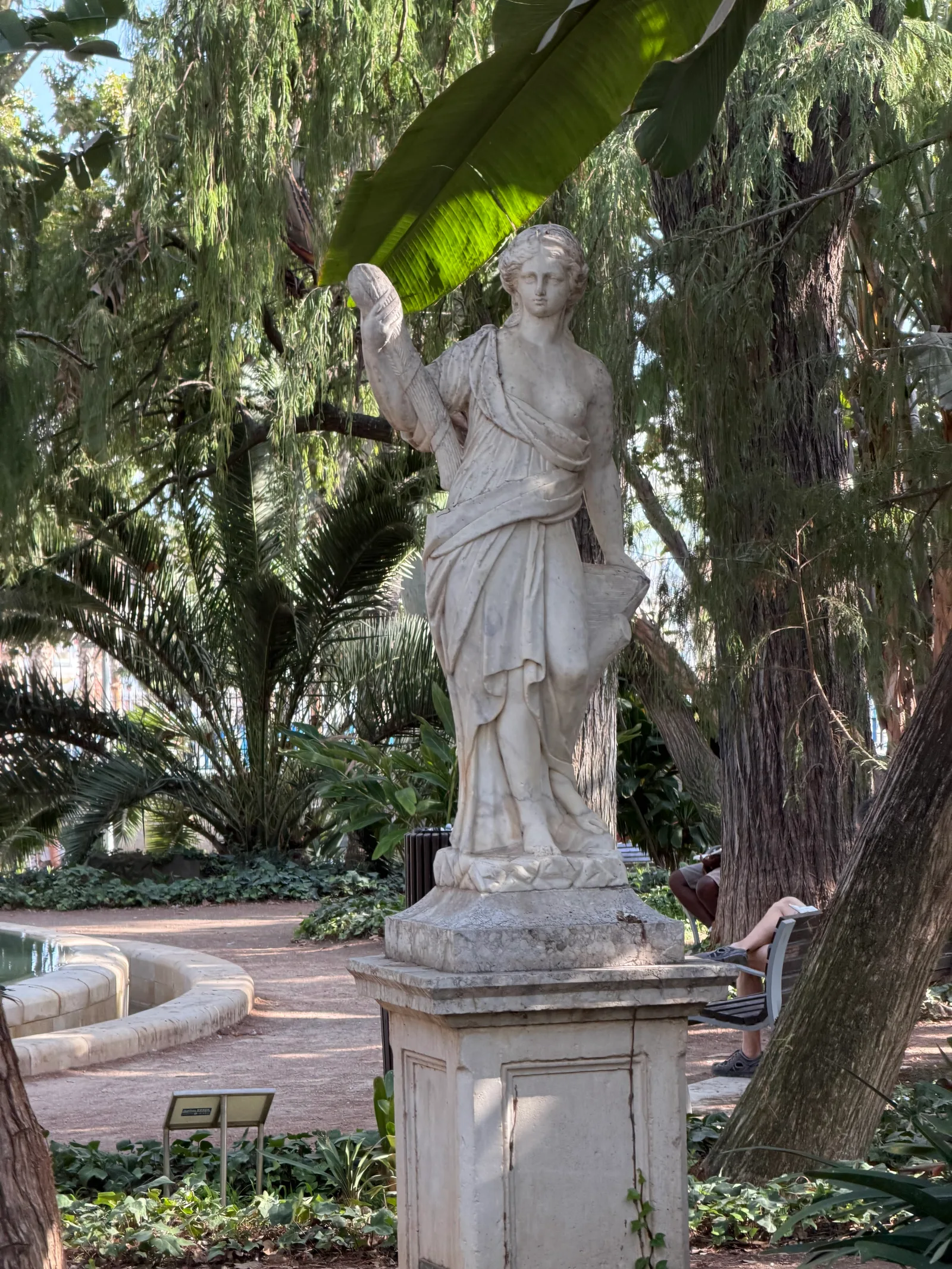Main view at Fuente de las Tres Gracias Malaga — travel photo