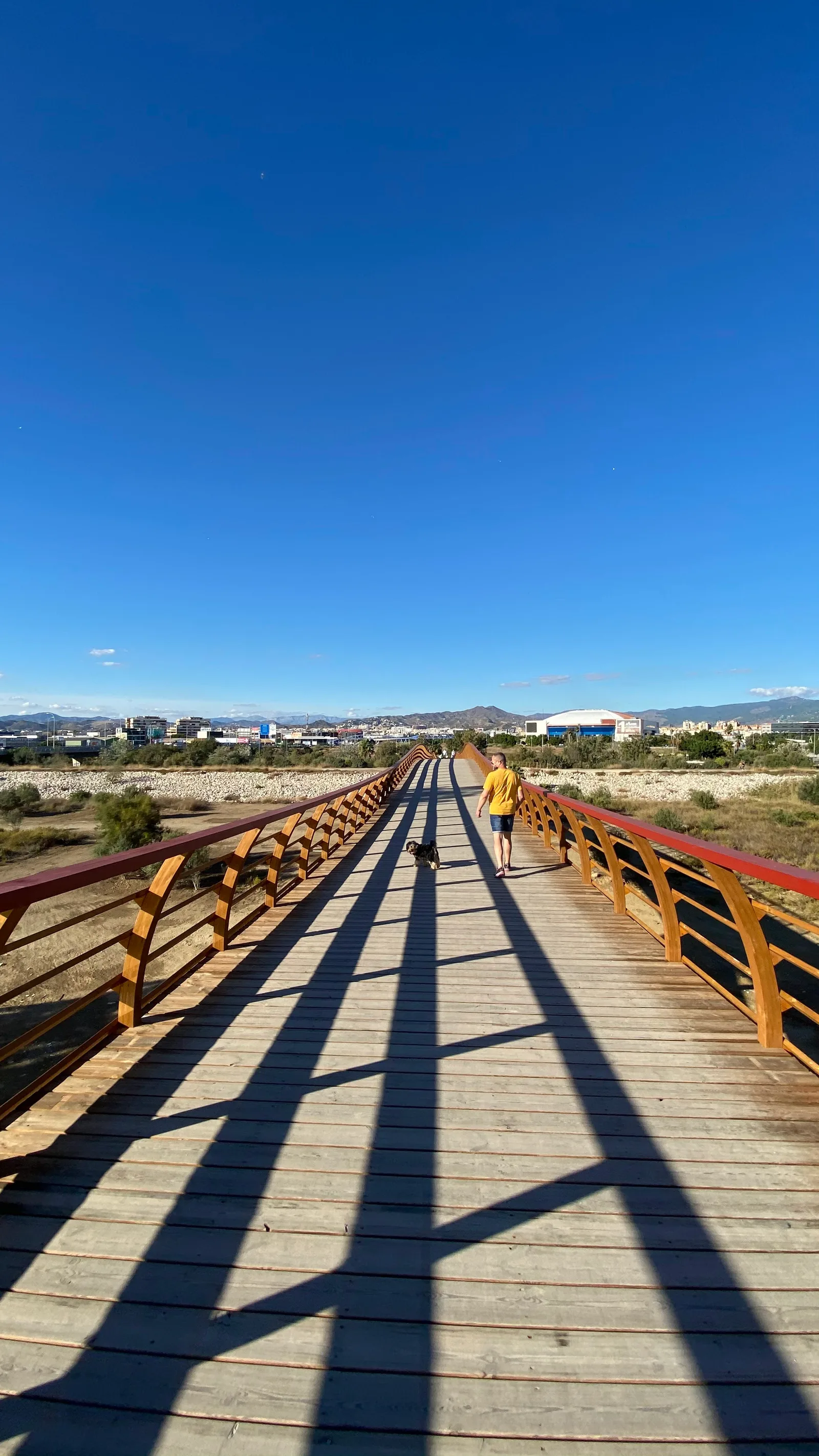 Main view at Guadalhorce Concreta Bridge Malaga — travel photo