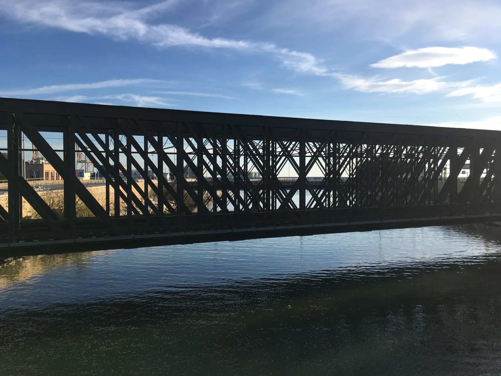 Atmosphere at Iron bridge Malaga — travel photo