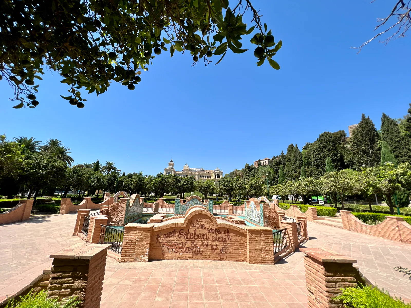 Details at Jardines de Pedro Luis Alonso Malaga — travel photo