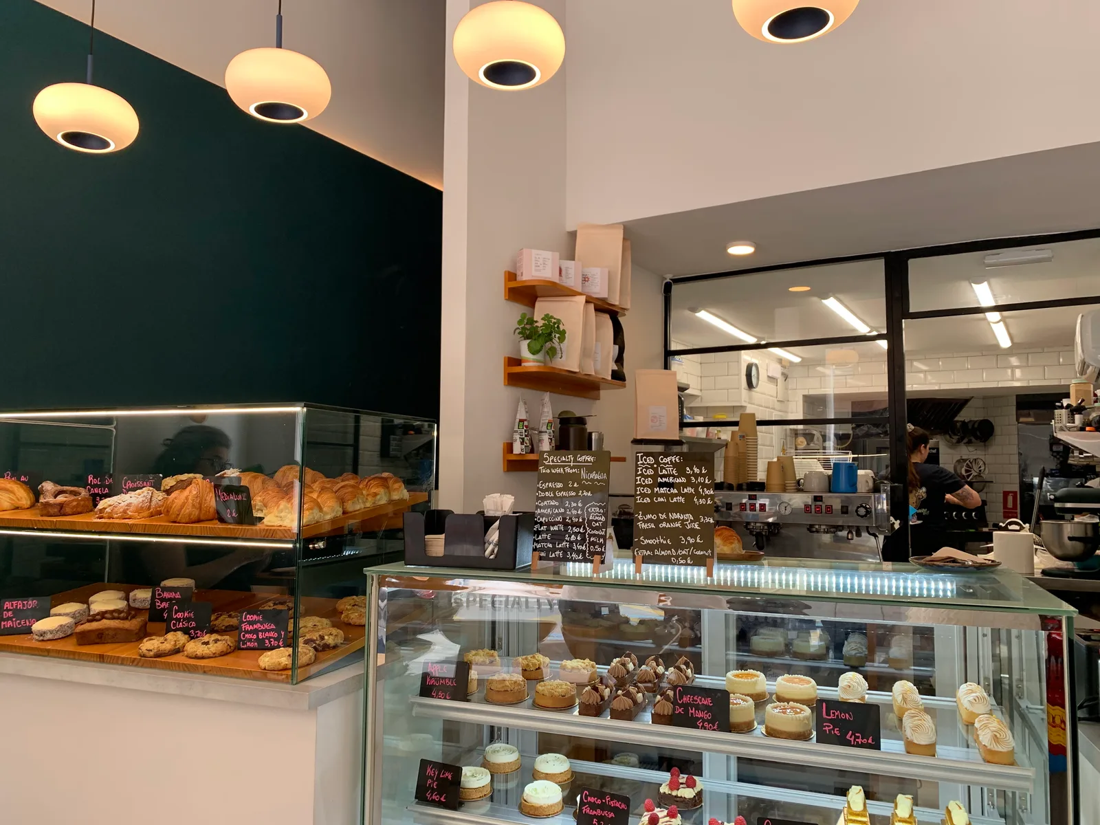Main view at Krümble Bakery Malaga — travel photo