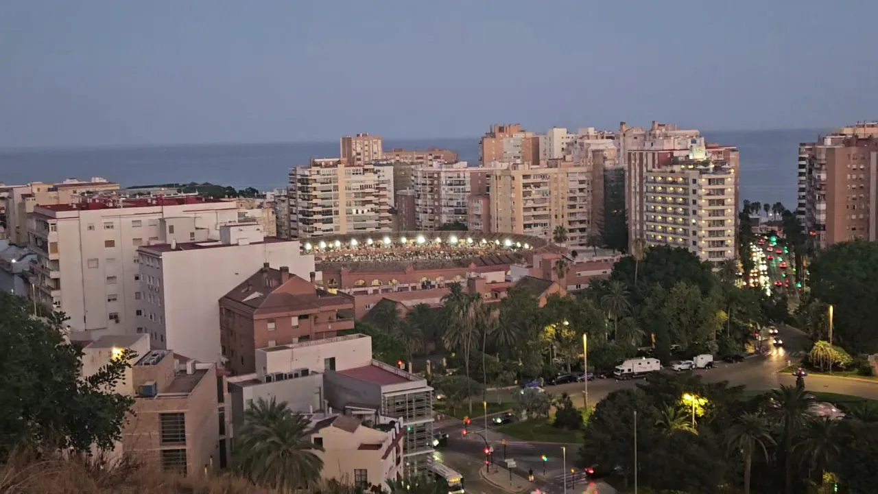 Main view at Mirador de Gibralfaro Malaga — travel photo