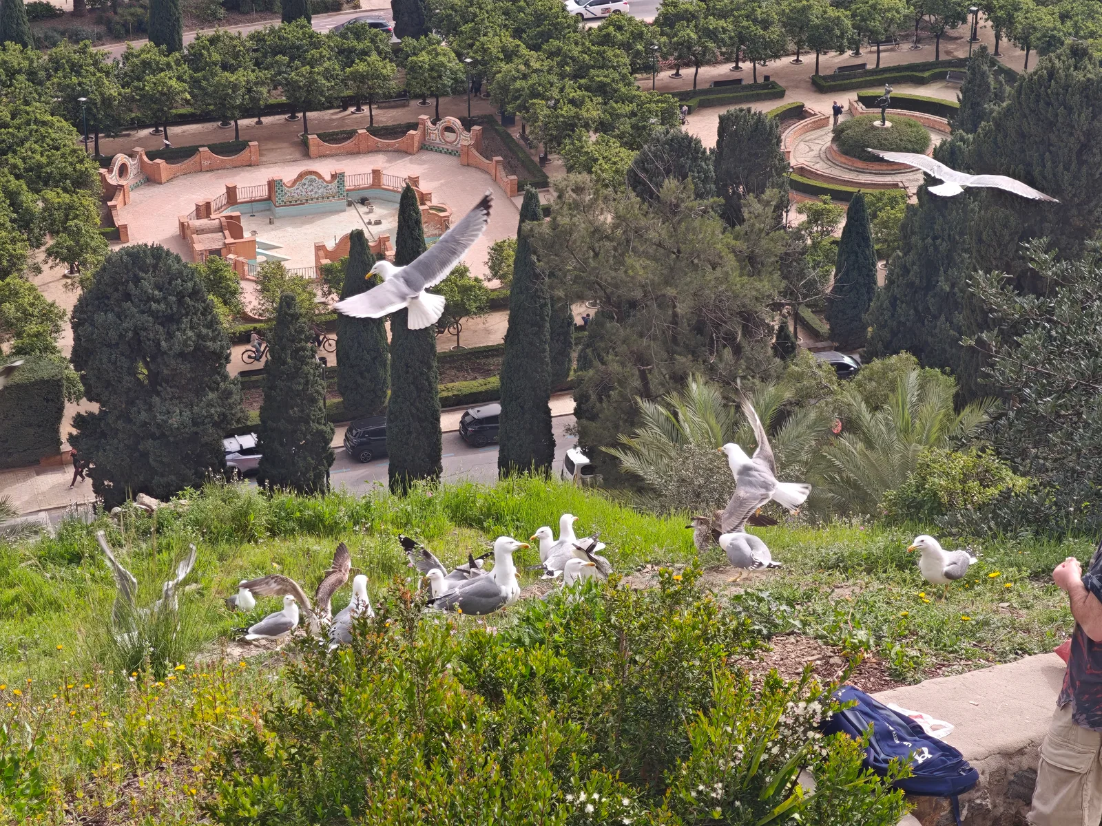 Details at Mirador de Gibralfaro Malaga — travel photo