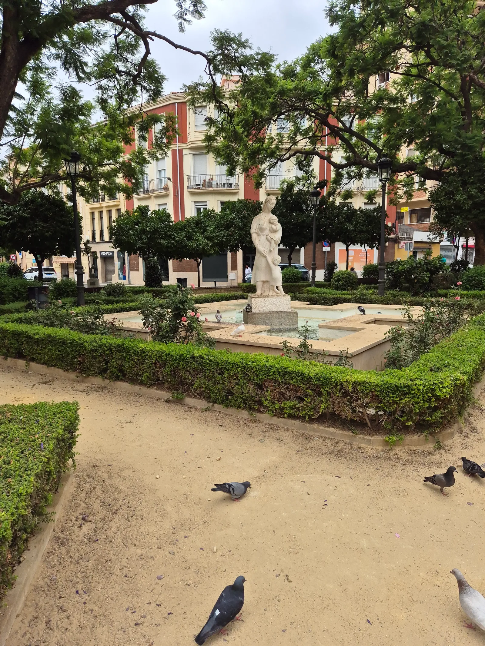 Details at Monos Garden Malaga — travel photo