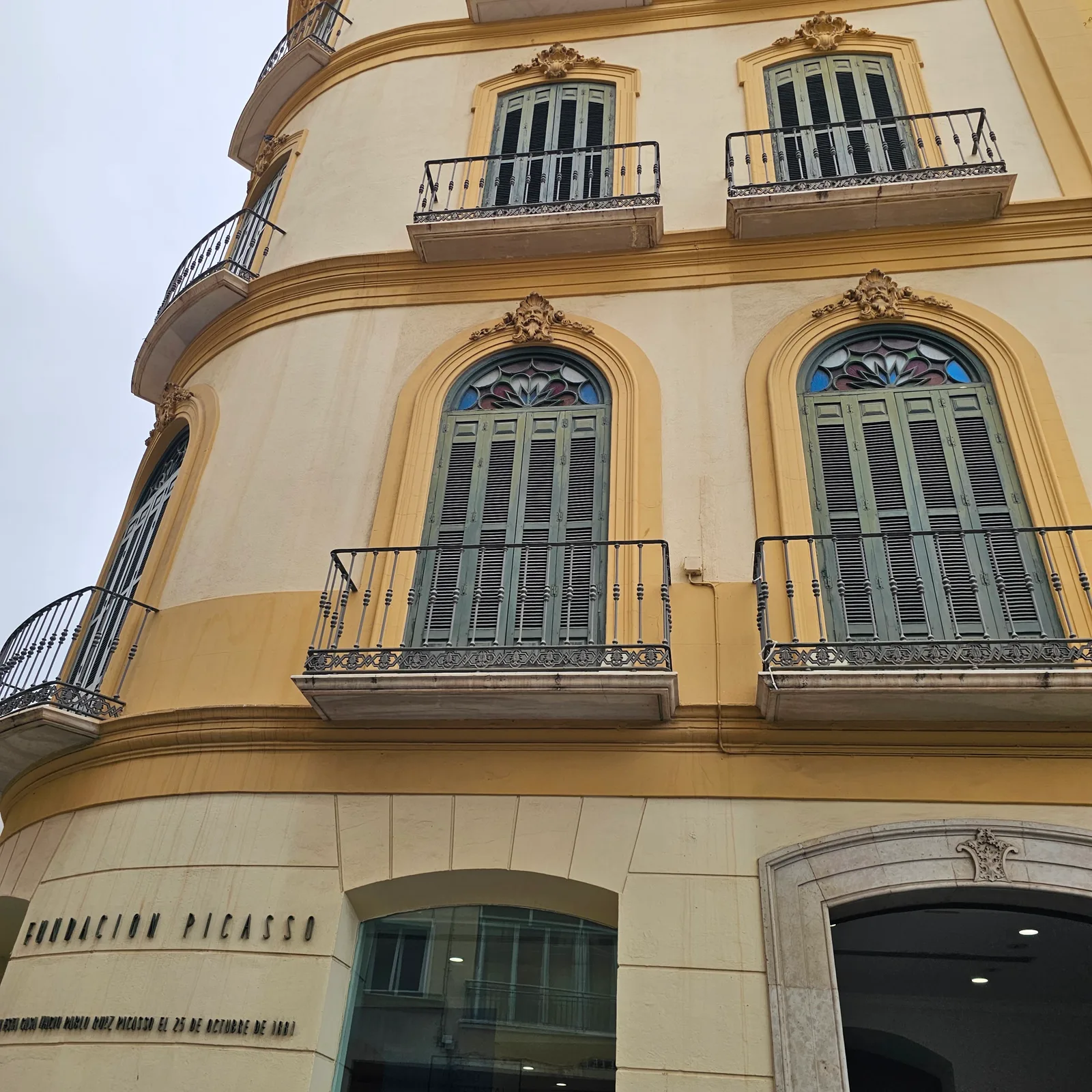 Interior at Museo Casa Natal de Picasso Malaga — travel photo