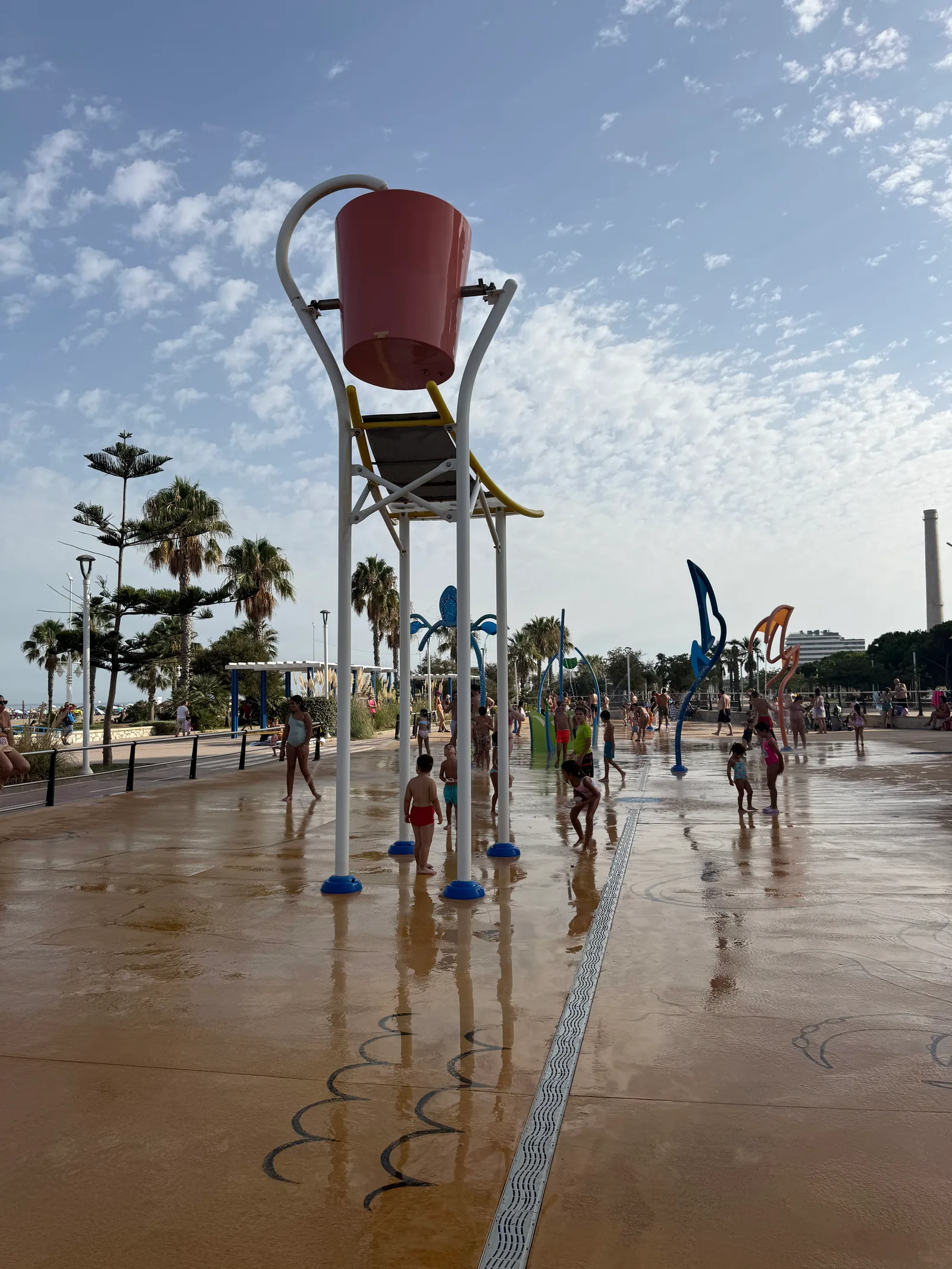 Main view at Parque de Agua Malaga — travel photo