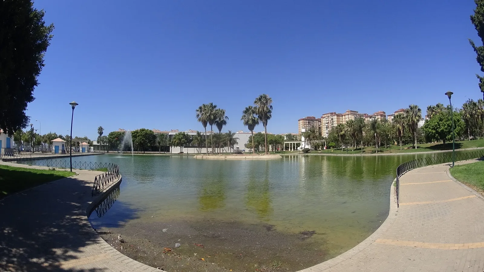 Interior at Parque de Huelin Malaga — travel photo