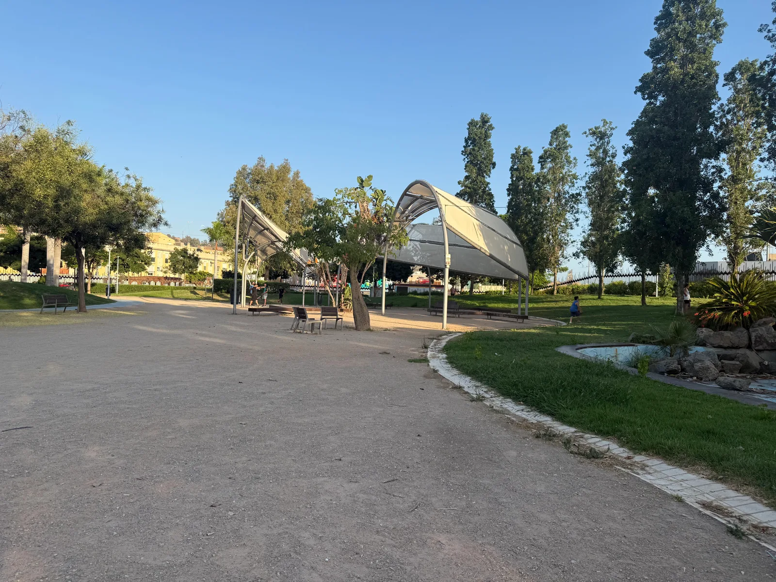 Atmosphere at Parque De La Alegría Malaga — travel photo
