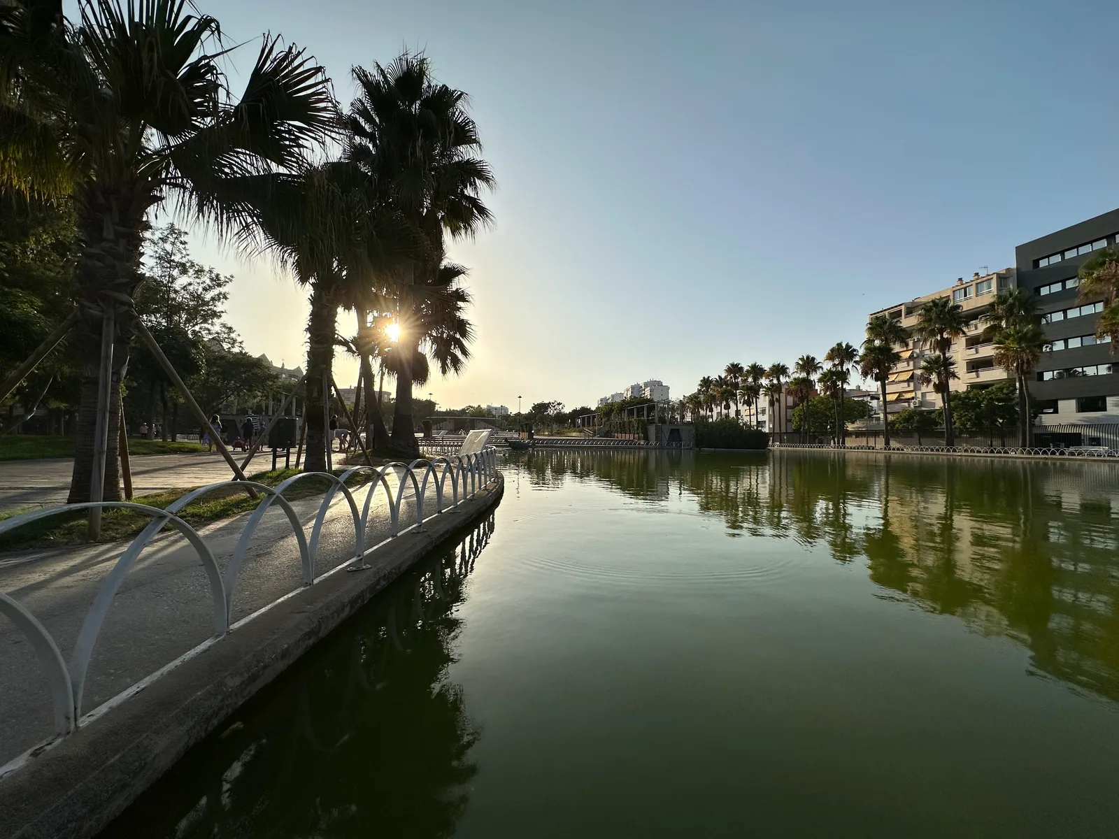 Atmosphere at Parque del Oeste Malaga — travel photo