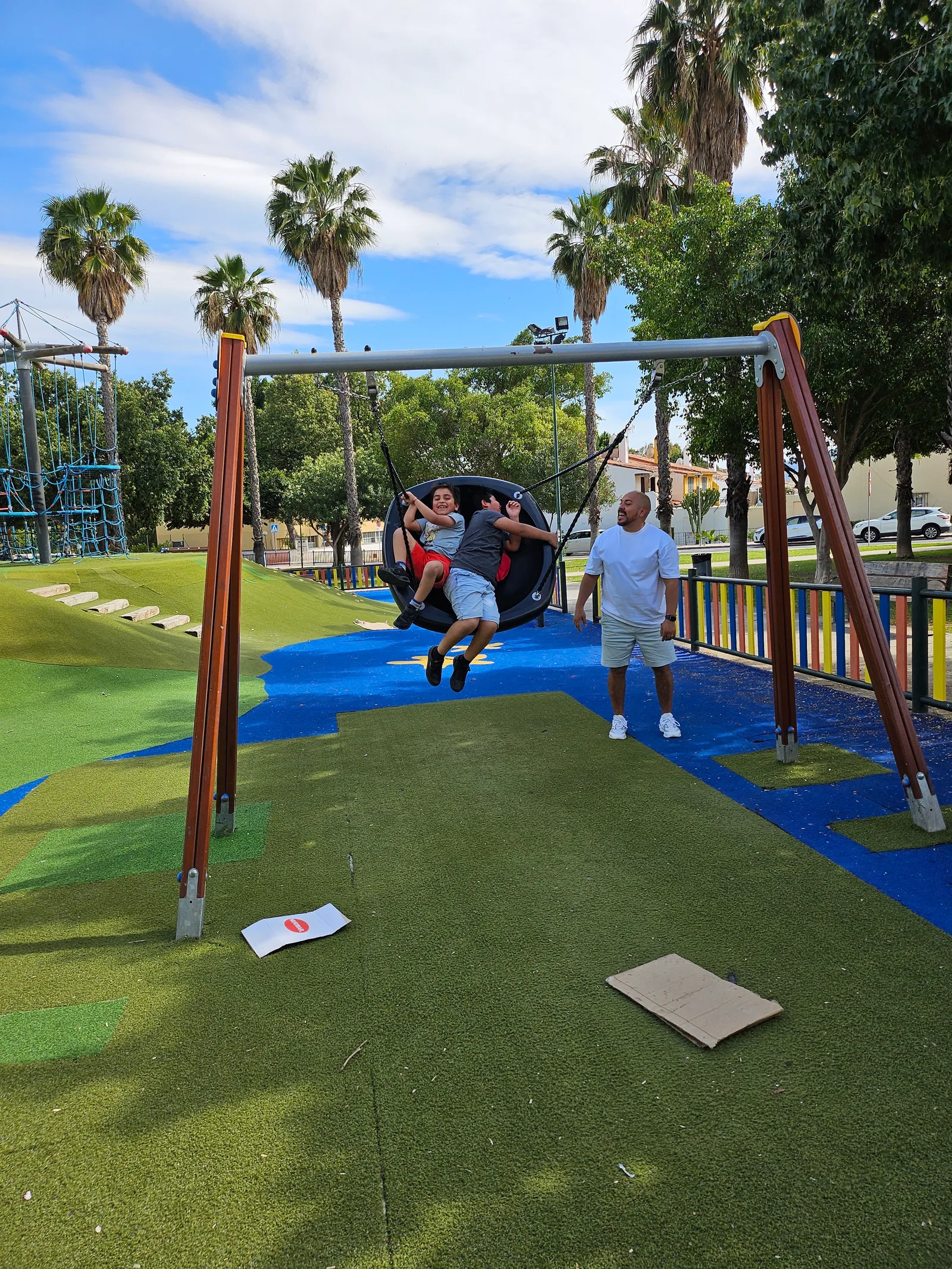 Main view at Parque la isla del tesoro Malaga — travel photo