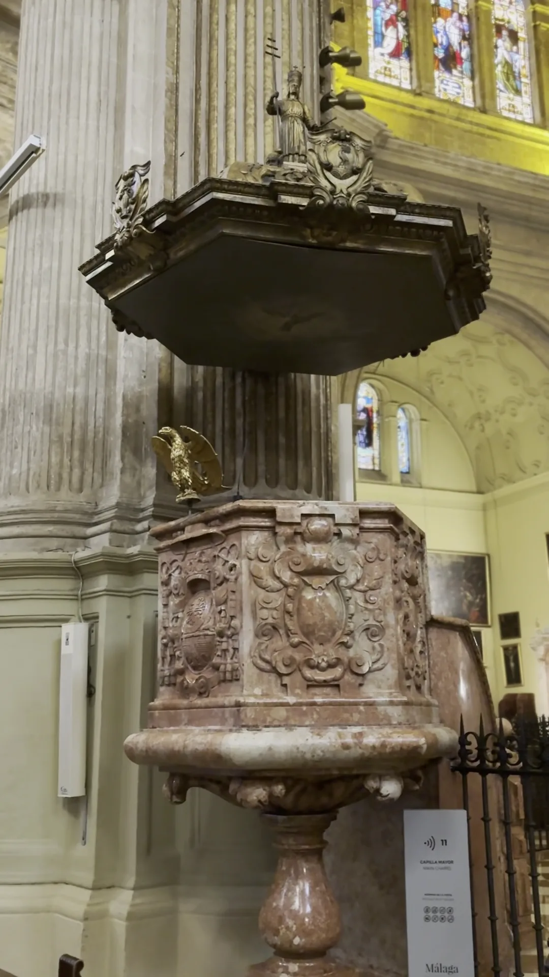 Details at Santa Iglesia Catedral Basílica de la Encarnación de Málaga Malaga — travel photo