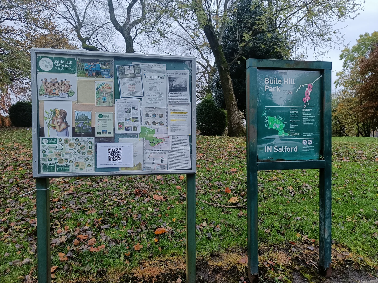 Main view at Buile Hill Park Manchester — travel photo