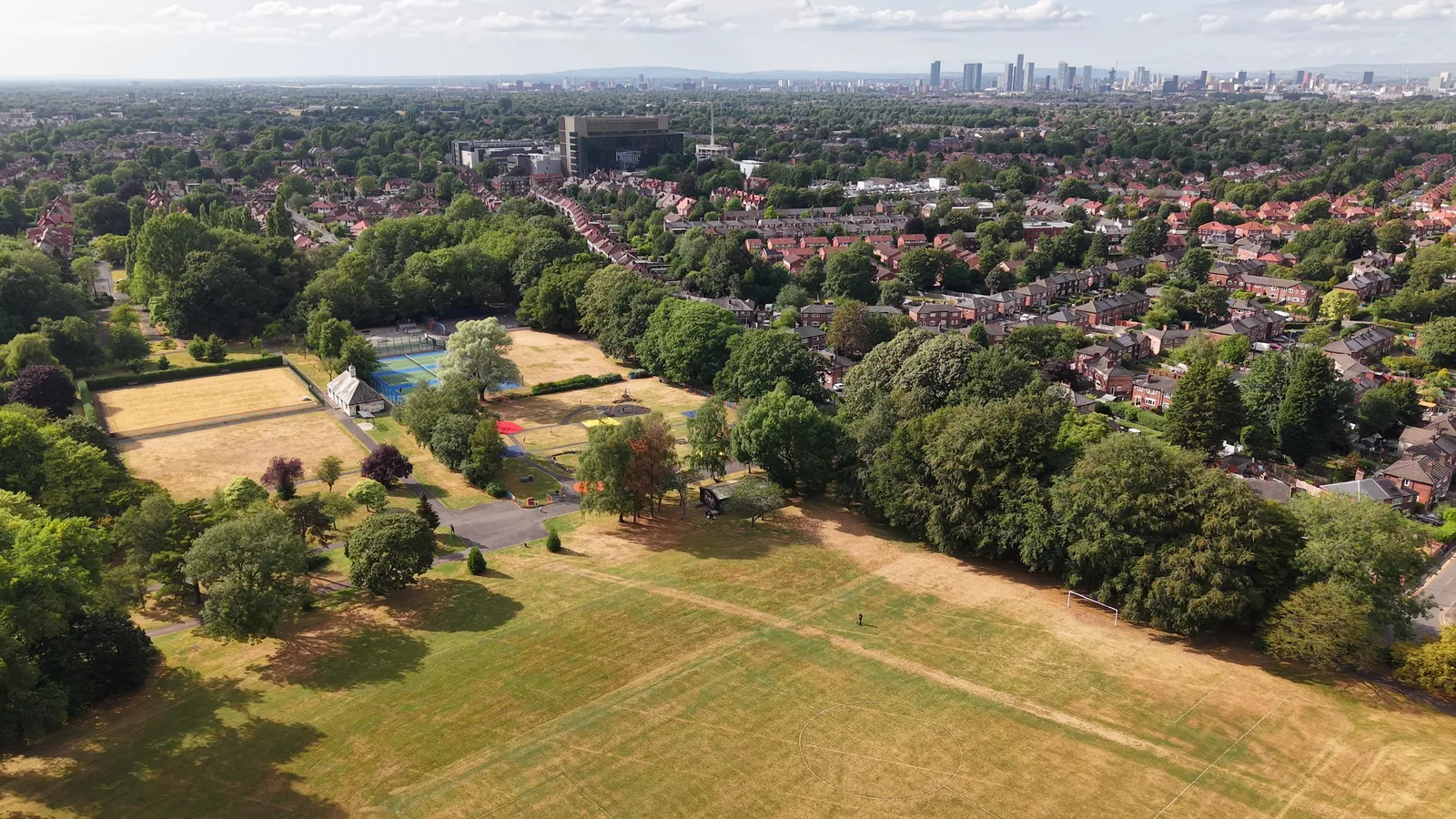 Main view at Fog Lane Park Manchester — travel photo