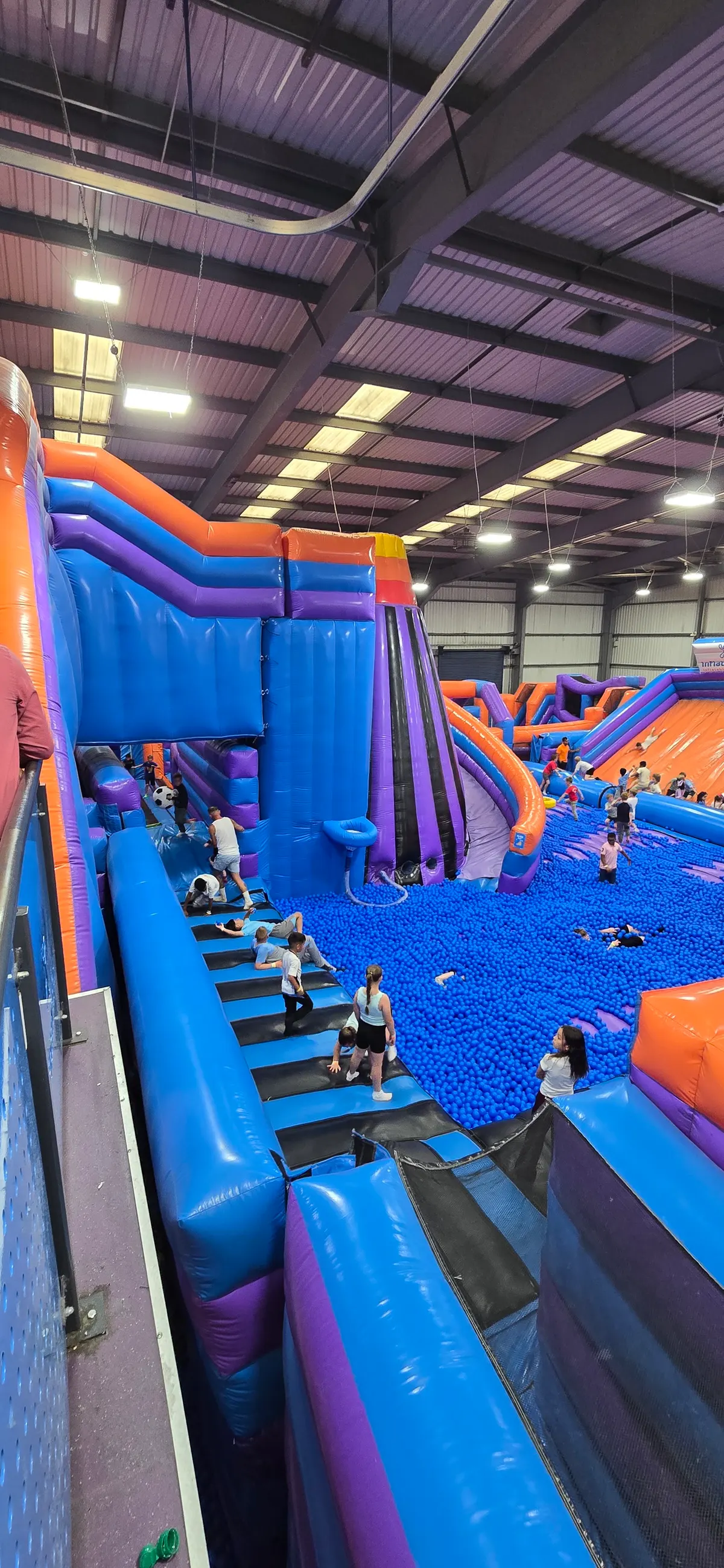 Main view at Inflata Nation Inflatable Theme Park Manchester Manchester — travel photo