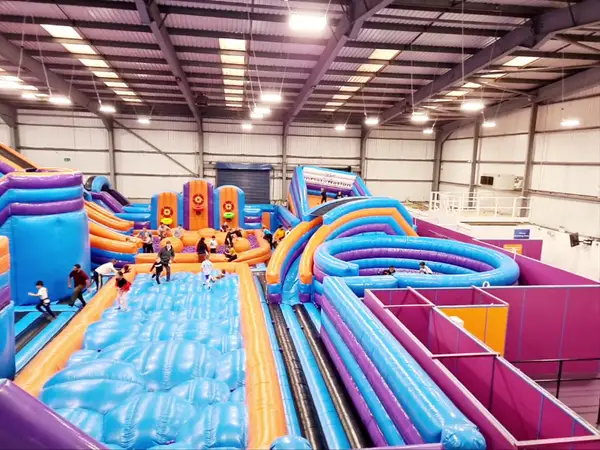 Details at Inflata Nation Inflatable Theme Park Manchester Manchester — travel photo