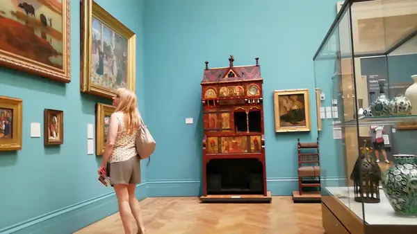Interior at Manchester Art Gallery Manchester — travel photo