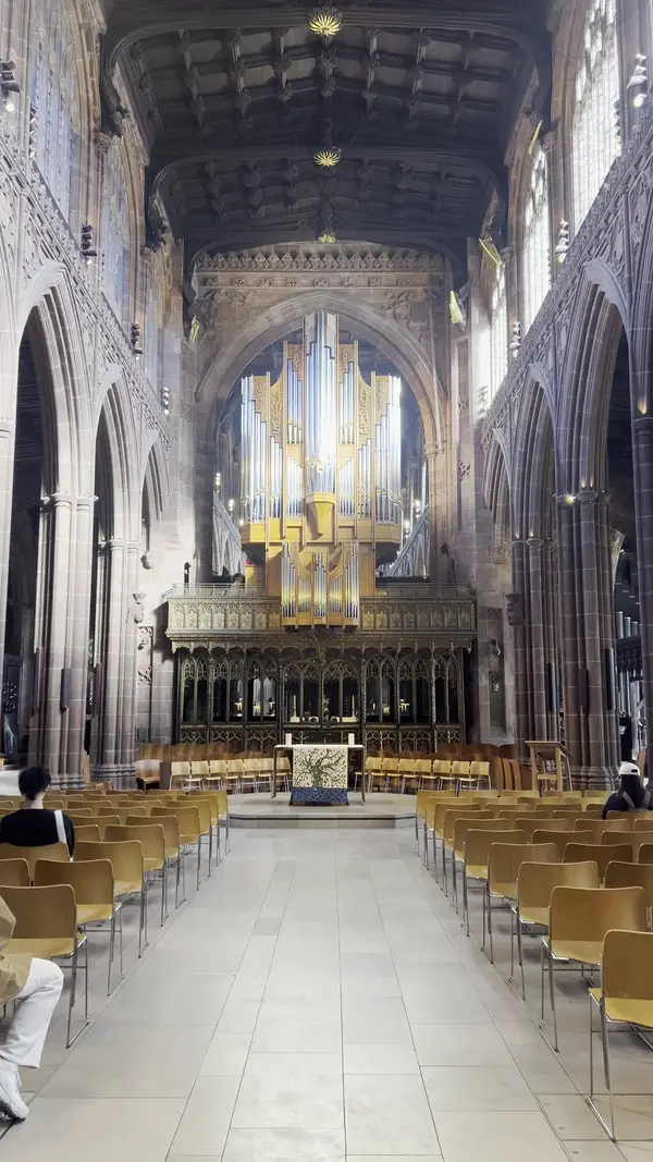 Interior at Manchester Cathedral Manchester — travel photo