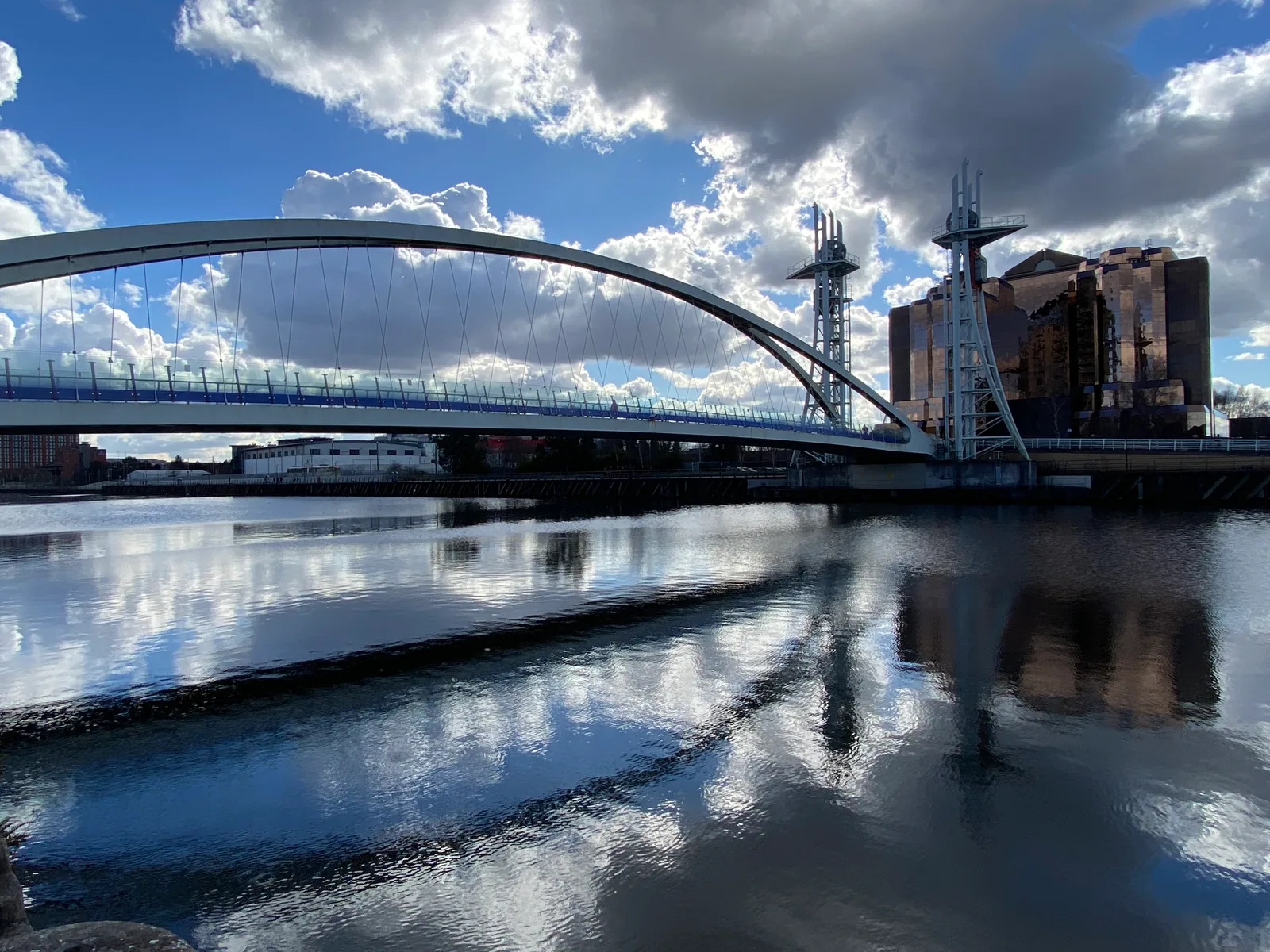 Interior at Millennium Bridge Manchester — travel photo
