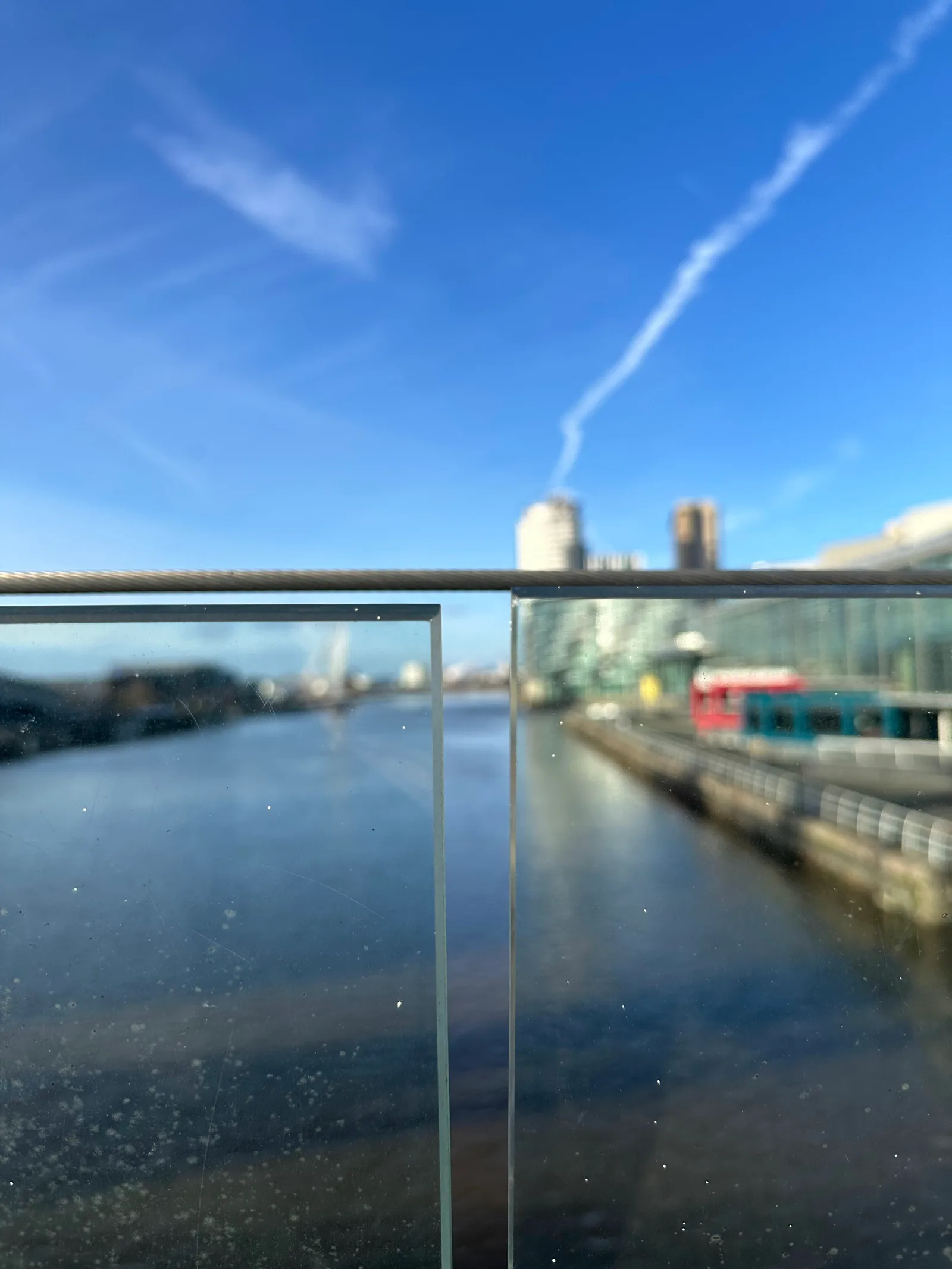Atmosphere at Millennium Bridge Manchester — travel photo