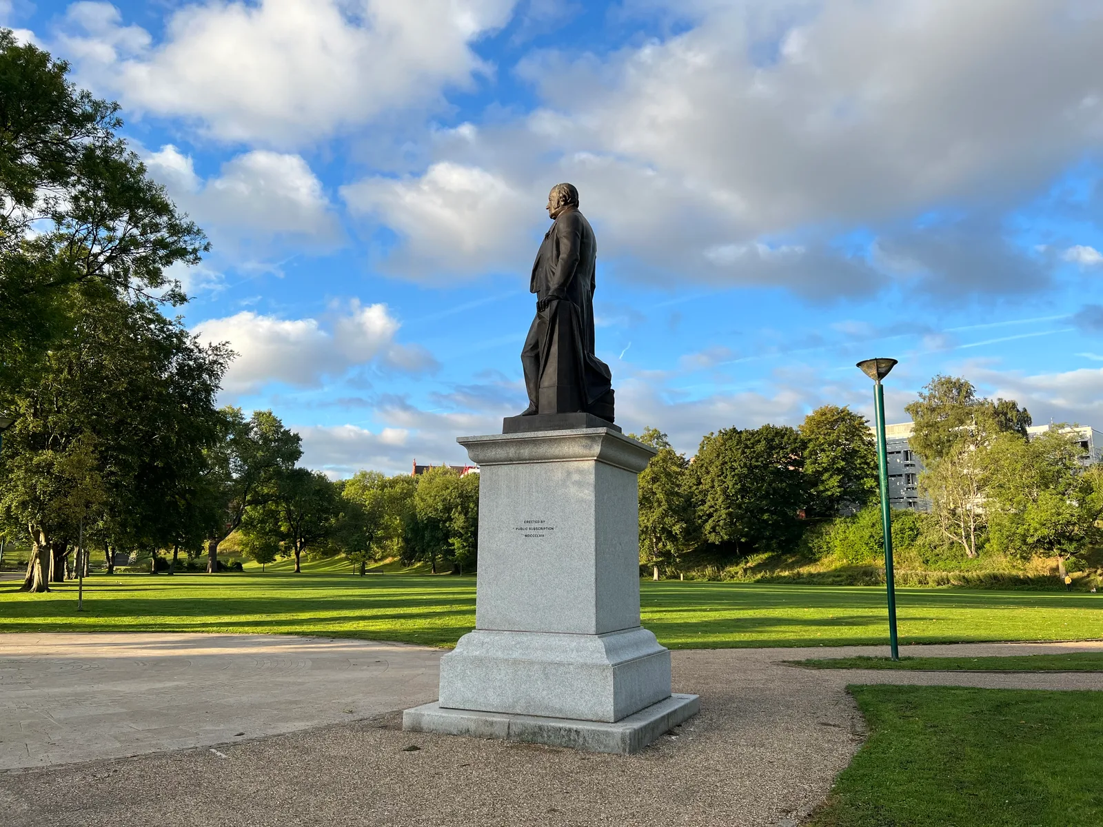 Details at Peel Park Manchester — travel photo