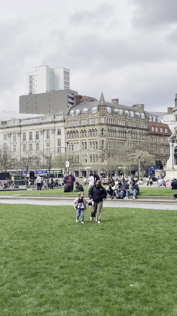 Interior at Piccadilly Gardens Manchester — travel photo
