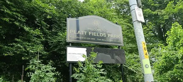 Details at Platt Fields Park Manchester — travel photo