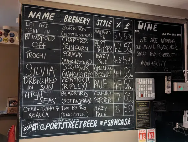 Details at Port Street Beer House Manchester — travel photo